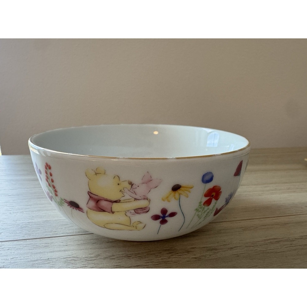 Vintage Disney Winnie The Pooh Piglet Bowl Fine Bone China Soup Cereal